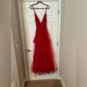 Having a ball tiered maxi dress